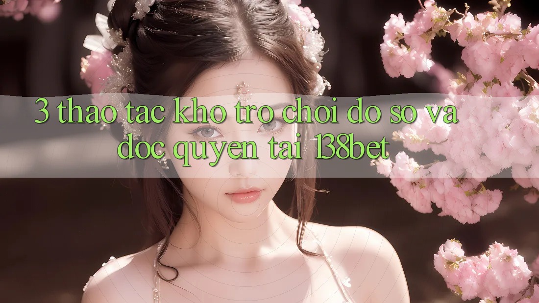 3. Thao tác Kho Trò chơi Đồ Sộ Và Độc Quyền Tại 138bet 3. Thao tác Kho Trò chơi Đồ Sộ Và Độc Quyền Tại 138bet