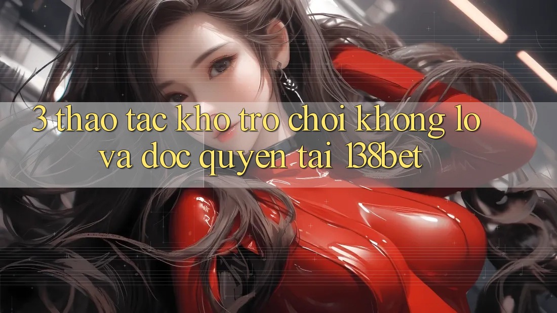 3. Thao tác Kho Trò chơi Khổng lồ Và Độc Quyền Tại 138bet