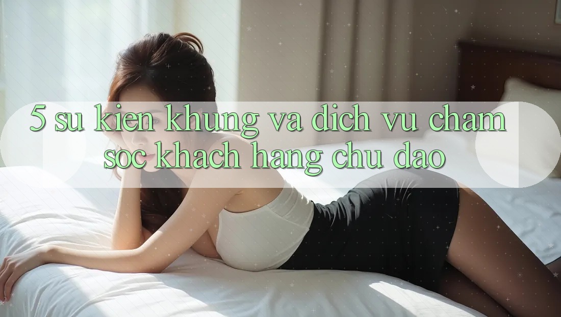 5. Sự kiện Khủng Và Dịch Vụ Chăm Sóc Khách Hàng Chu Đáo