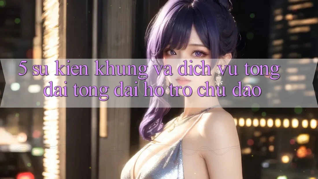 5. Sự kiện Khủng Và Dịch Vụ Tổng đài tổng đài hỗ trợ Chu Đáo