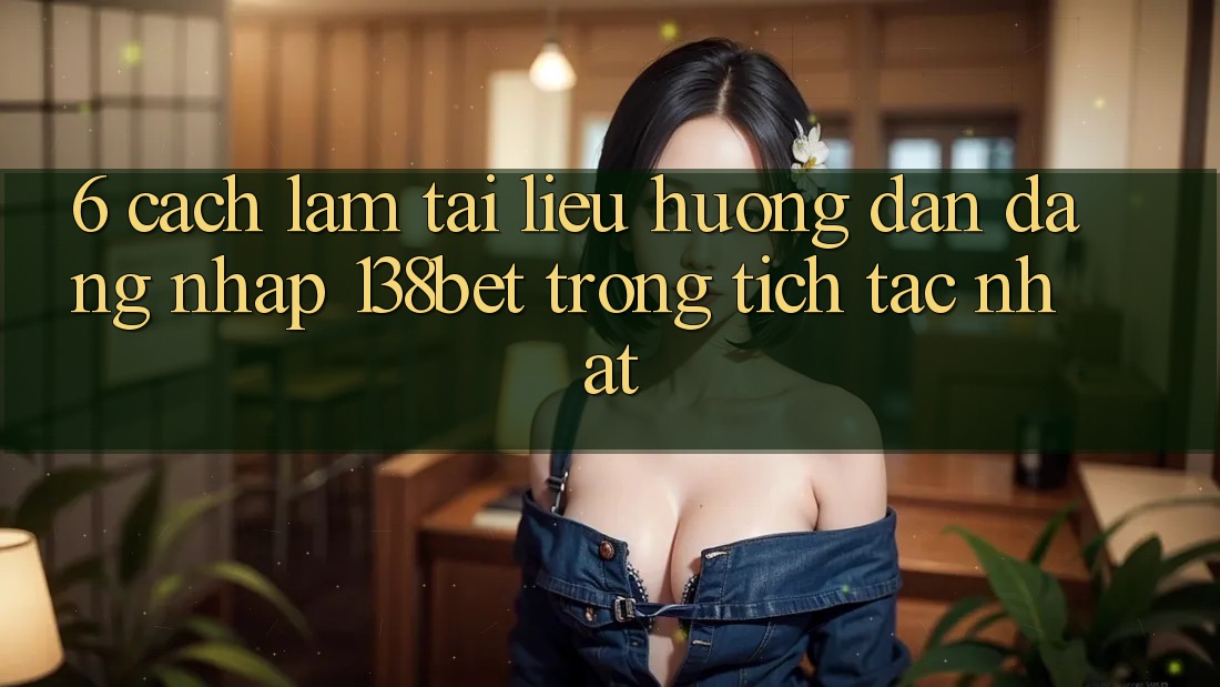 6. Cách làm Tài liệu hướng dẫn Đăng Nhập 138bet Trong tích tắc Nhất