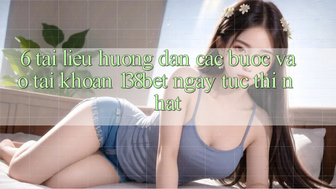 6. Tài liệu hướng dẫn Các bước Vào tài khoản 138bet Ngay tức thì Nhất