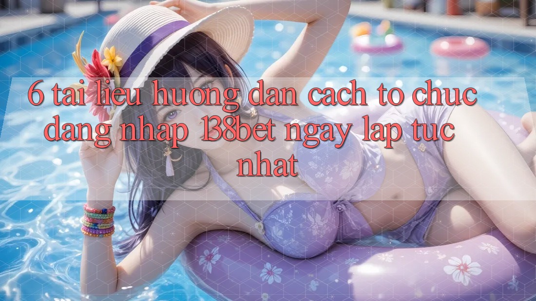 6. Tài liệu hướng dẫn Cách tổ chức Đăng Nhập 138bet Ngay lập tức Nhất