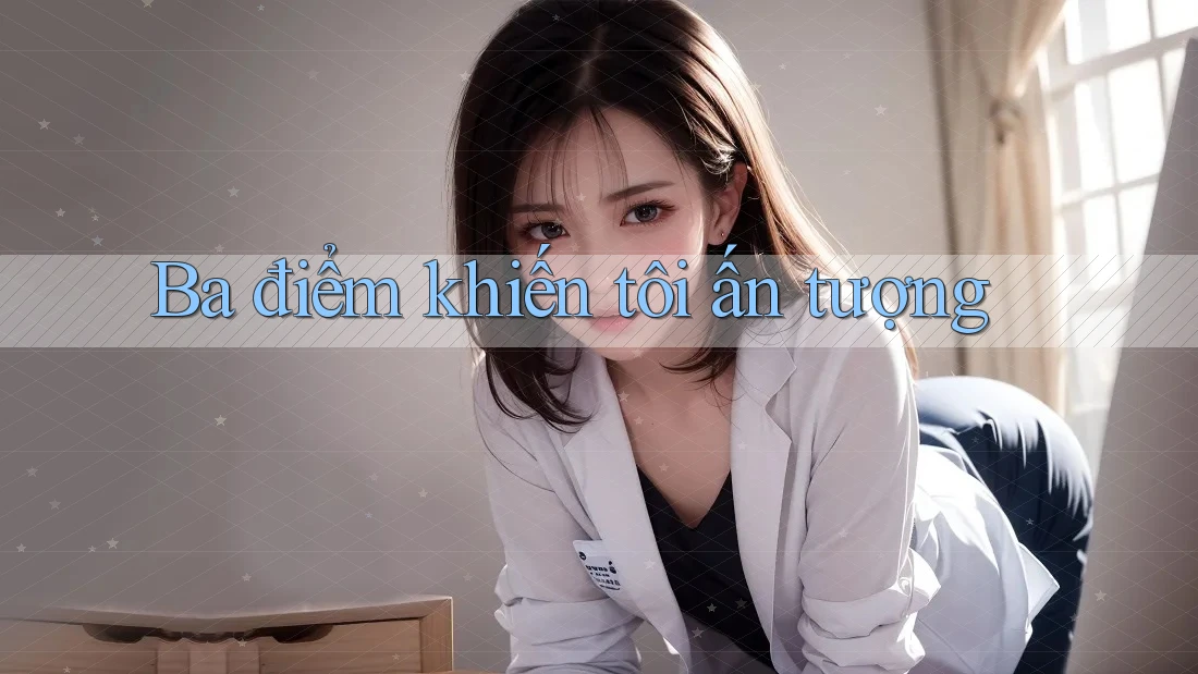 Ba điểm khiến tôi ấn tượng