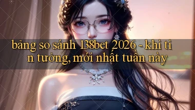 bảng so sánh 138bet 2026   khi tin tưởng, mới nhất tuần này