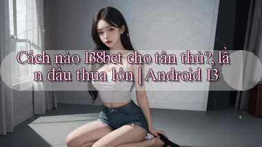 Cách nào 138bet cho tân thủ, lần đầu thua lớn Android 13