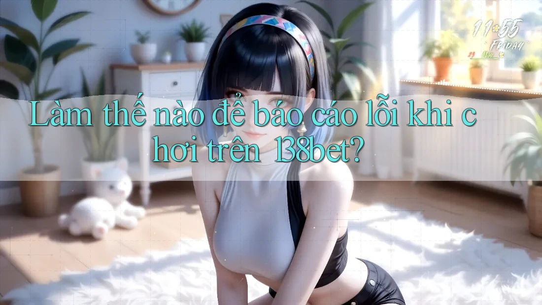 Làm thế nào để báo cáo lỗi khi chơi trên 138bet?