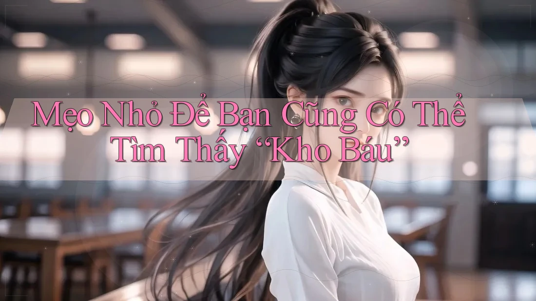 Mẹo Nhỏ Để Bạn Cũng Có Thể Tìm Thấy “Kho Báu” Mẹo Nhỏ Để Bạn Cũng Có Thể Tìm Thấy “Kho Báu”