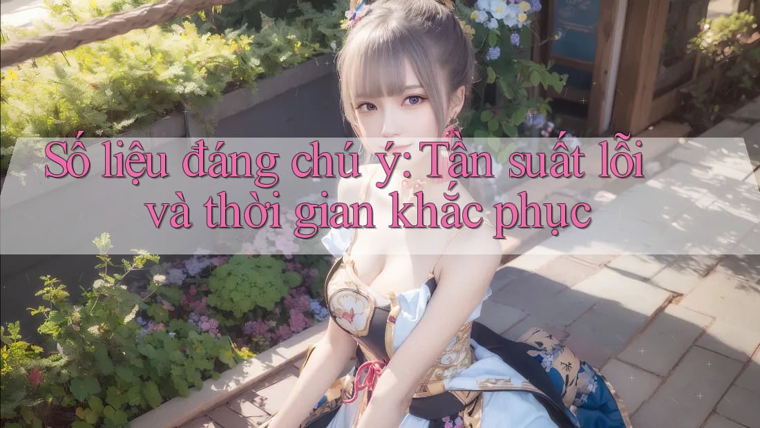 Số liệu đáng chú ý: Tần suất lỗi và thời gian khắc phục Số liệu đáng chú ý: Tần suất lỗi và thời gian khắc phục