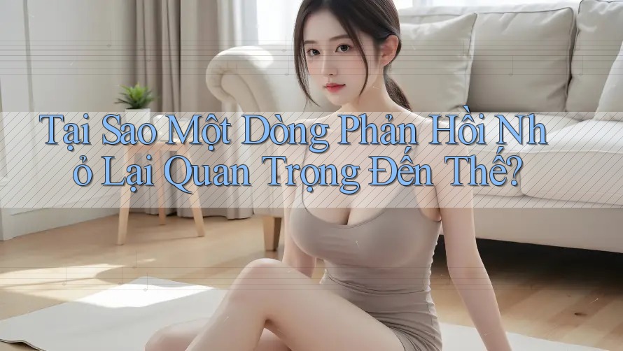 Tại Sao Một Dòng Phản Hồi Nhỏ Lại Quan Trọng Đến Thế?