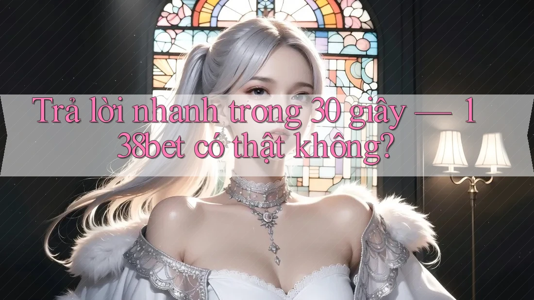 Trả lời nhanh trong 30 giây — 138bet có thật không?
