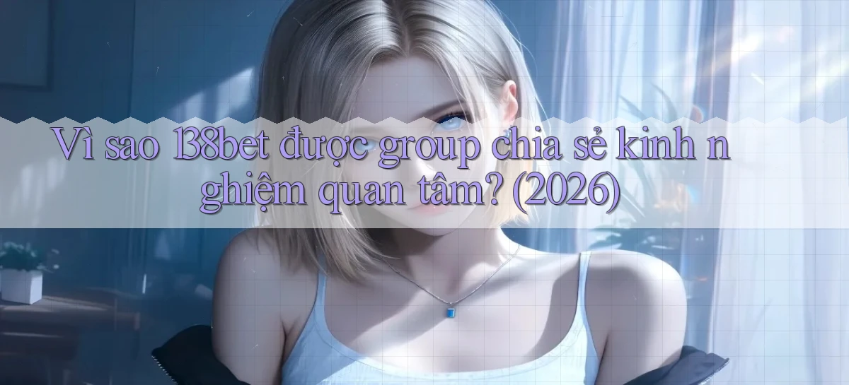 Vì sao 138bet được group chia sẻ kinh nghiệm quan tâm (2026)